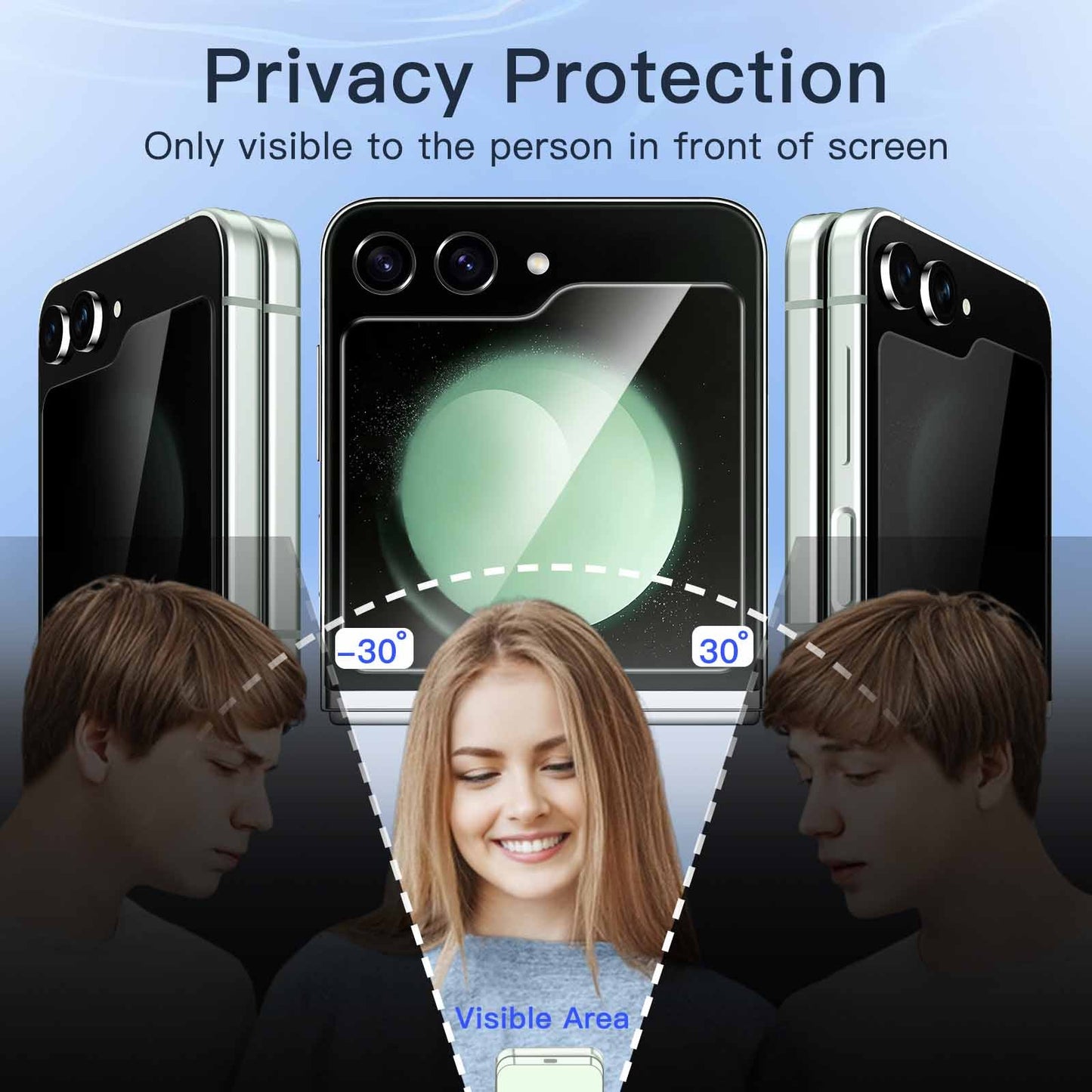 Privacy Screen Protector – For Galaxy Z Flip