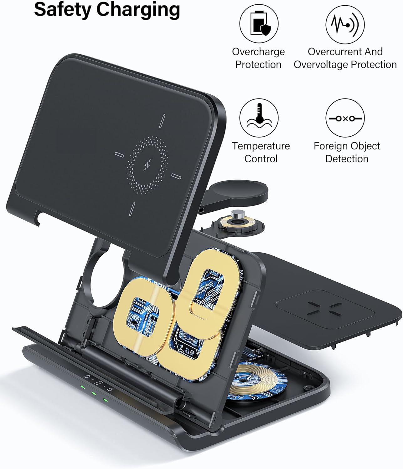 3 In 1 Fast Wireless Charger for Google Pixel Fold 9 Pro