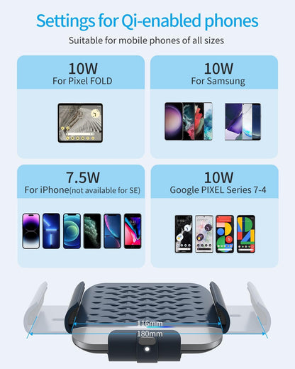Fast Wireless Car Holder for Pixel Fold and Z Fold Series