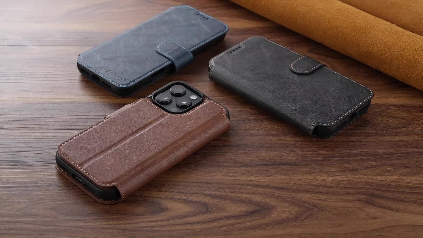 MagPort Wallet Leather Case For Samsung Galaxy S Series