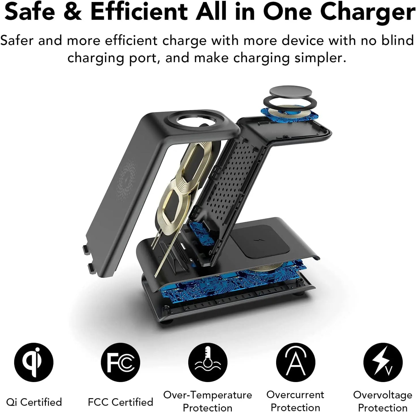 3 in 1 Wireless Charger for Google Pixel Ecosystem - Odin case