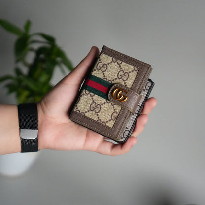 Designer-Inspired Wallet Case – For Galaxy Z Flip