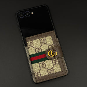 Designer-Inspired Wallet Case – For Galaxy Z Flip