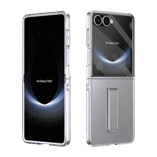 Clear Protective Kickstand Case for Galaxy Z Flip Series
