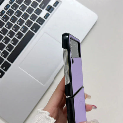 Leather MagSafe Case for Galaxy Z Flip 3-6