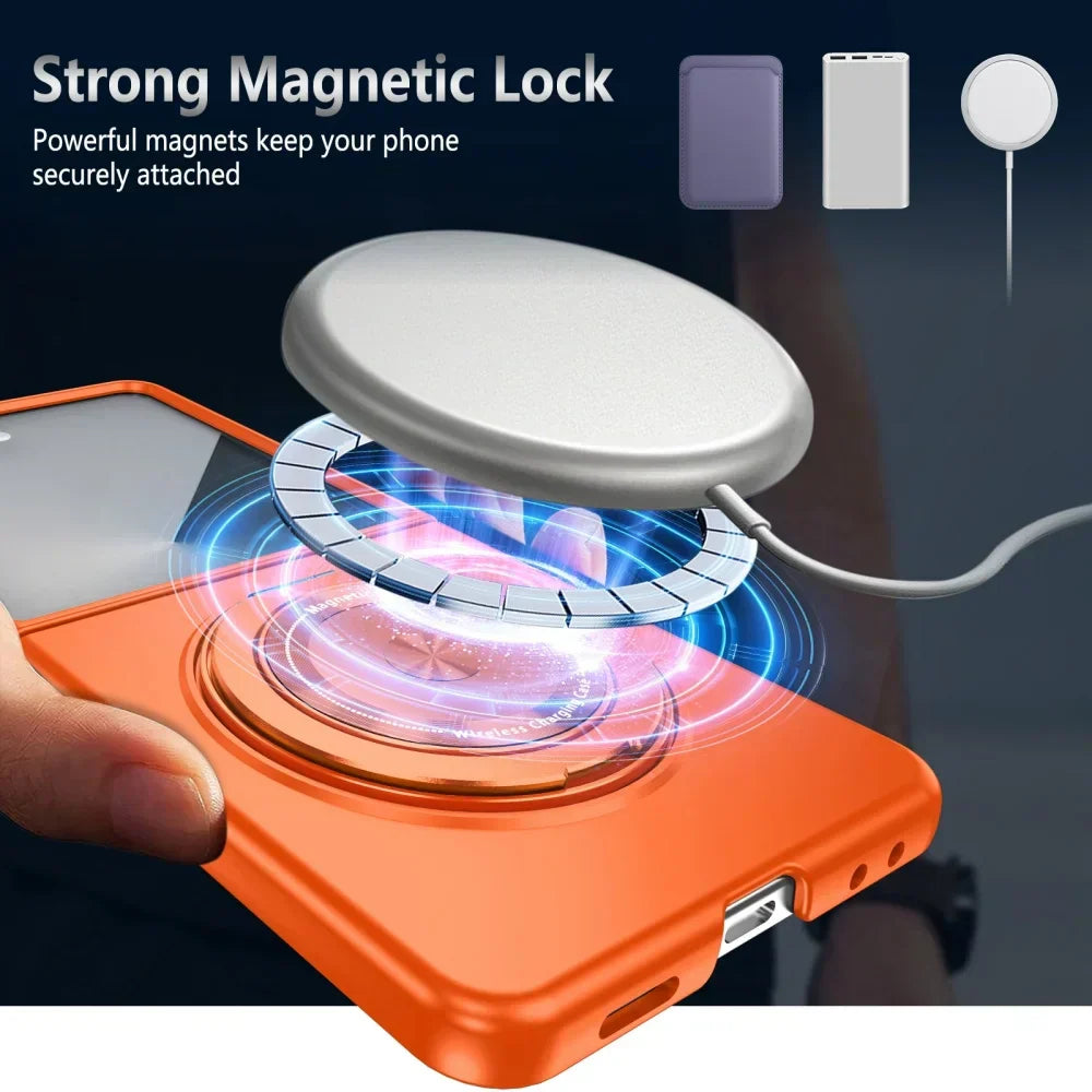 Full Protection Ring Case with MagSafe for Galaxy Z Flip Series