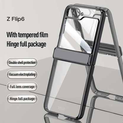 Transparent Electroplated Case for Samsung Z Flip 6