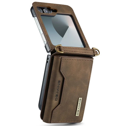 Leather Wallet Case for Galaxy Z Flip 3-6