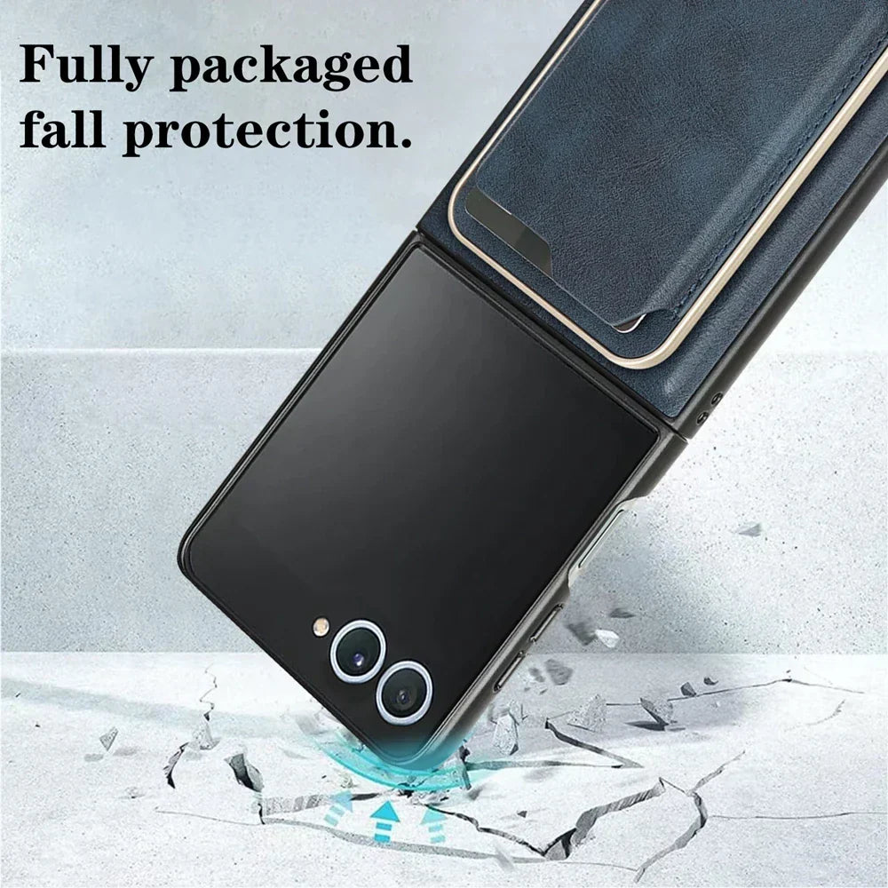 MagSafe Leather Wallet Case for Galaxy Z Flip Series