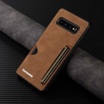 RetroVault™ Card Slot Leather Case