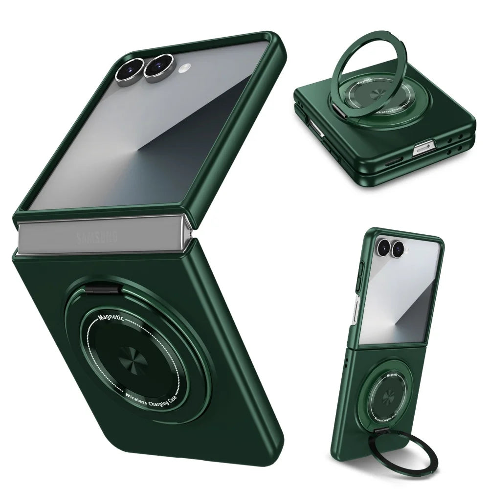 Full Protection Ring Case with MagSafe for Galaxy Z Flip Series