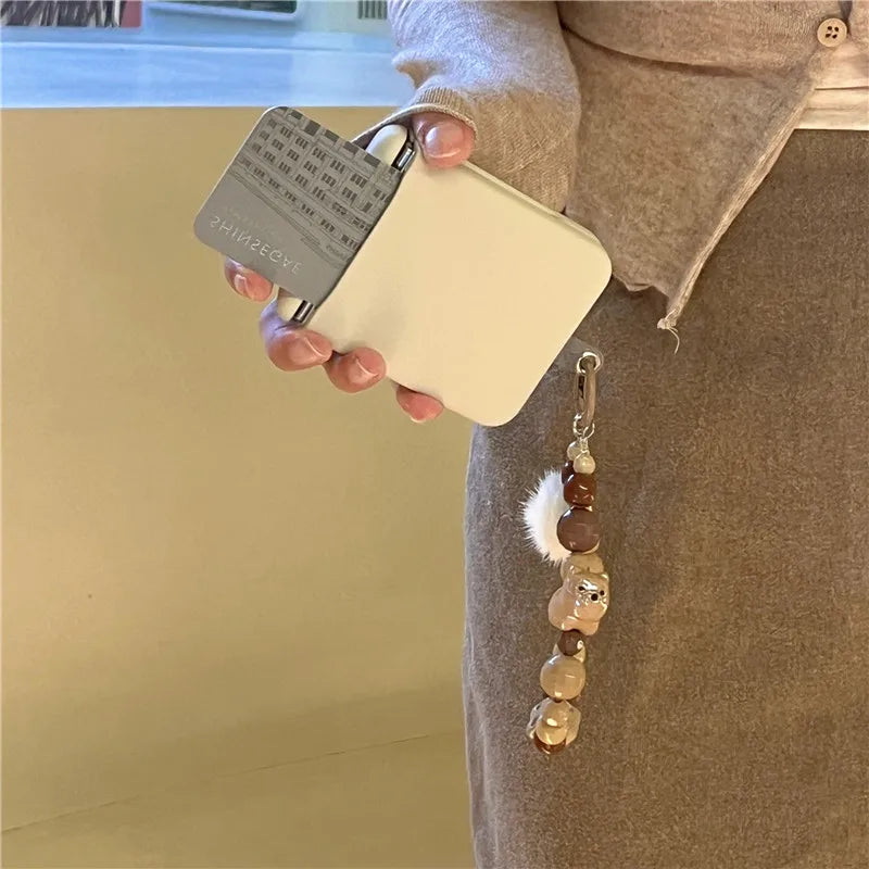 3D Dog Wristband Phone Case for Samsung Galaxy Z Flip 5