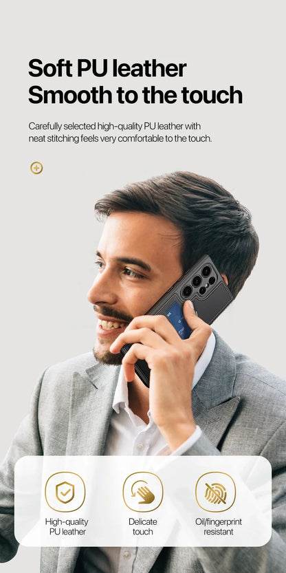 Magnetic 3-in-1 Wallet Case for Samsung S24 Series