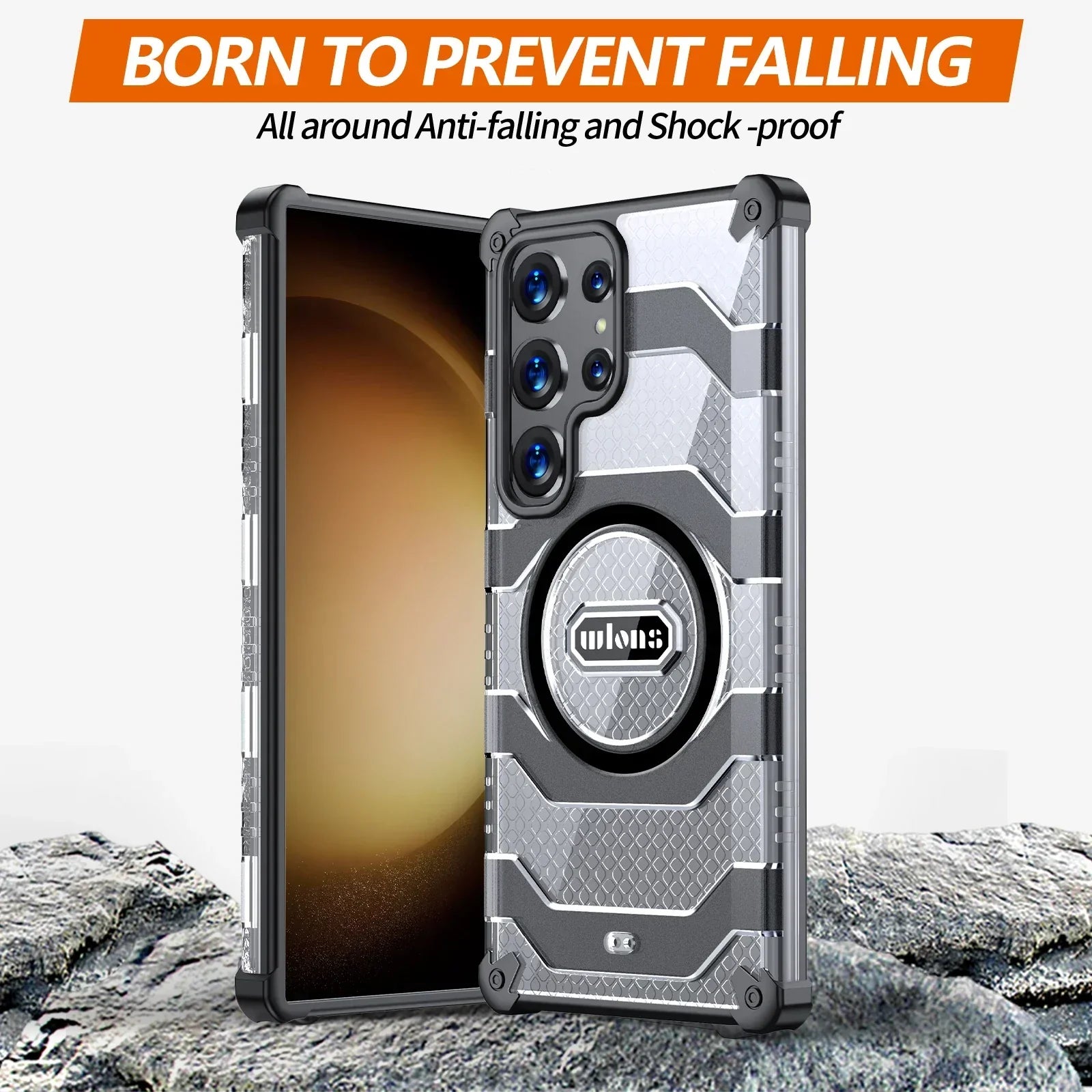 S24 Ultra Shockproof Magnetic Case - Odin case
