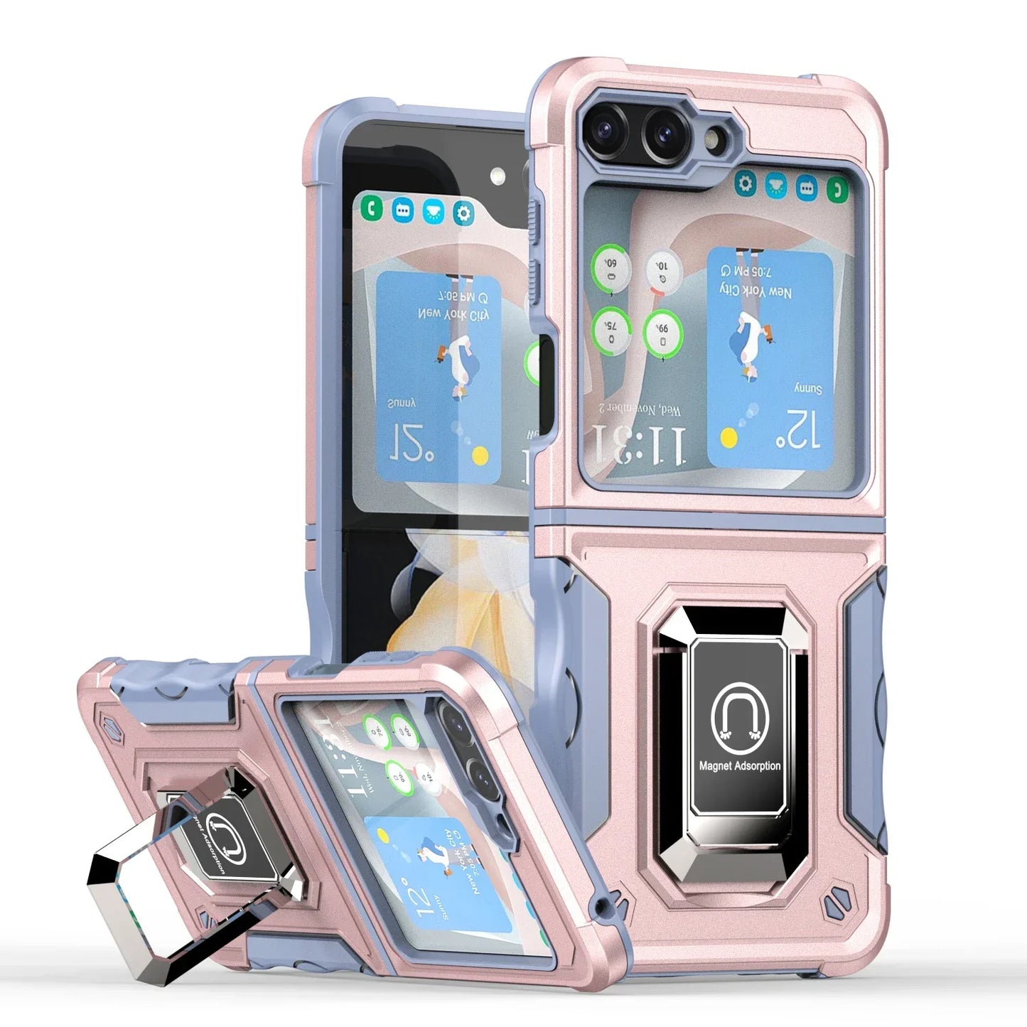 Military-Grade Armor Case for Galaxy Z Flip 3-6