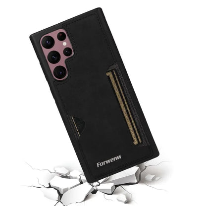 RetroVault™ Card Slot Leather Case