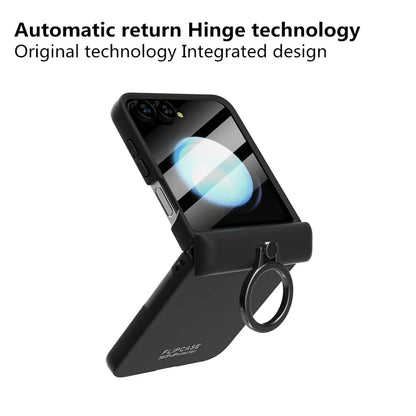 Shockproof Case with Hinge Protection & Ring Stand for Samsung Z Flip 6
