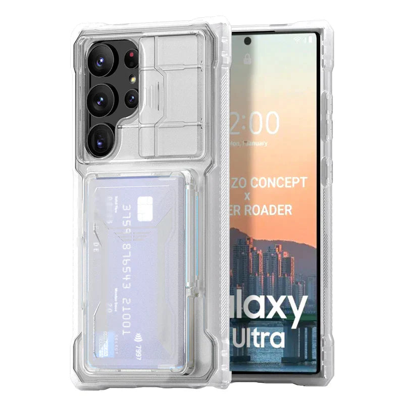 Shockproof S24 Ultra Case with Card Holder - Odin case