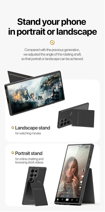 Magnetic 3-in-1 Wallet Case for Samsung S24 Series