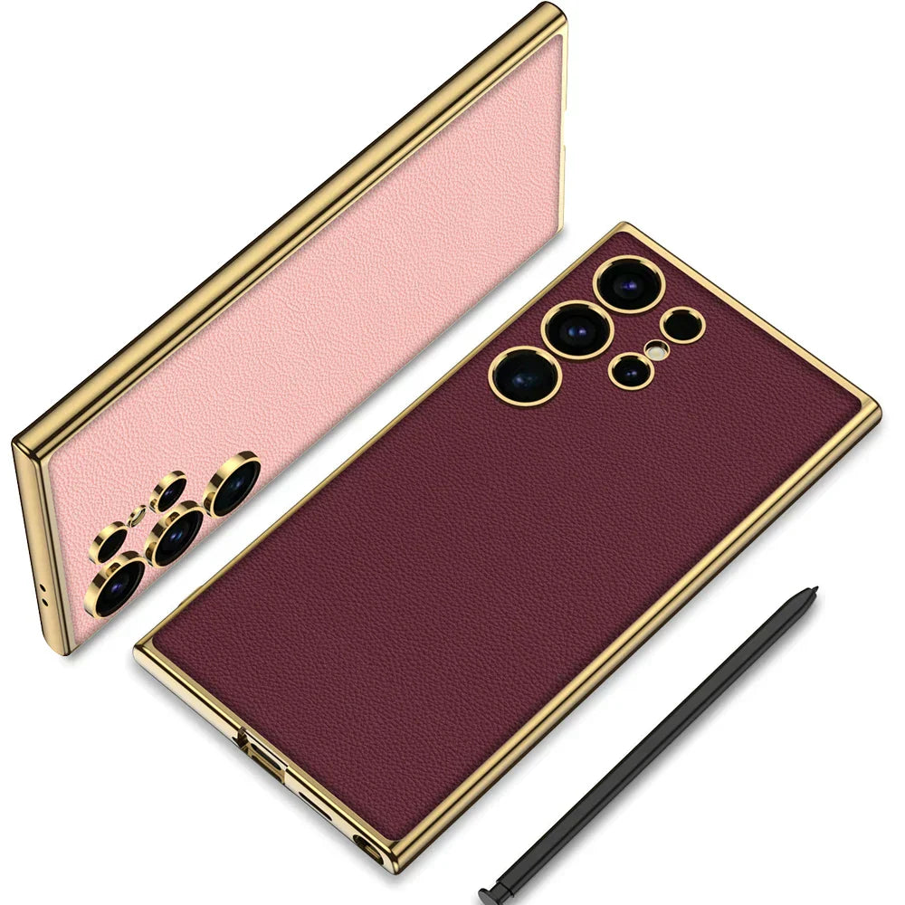 S24 Case Luxury Leather Shockproof - Odin case