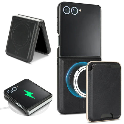 MagSafe Leather Wallet Case for Galaxy Z Flip Series