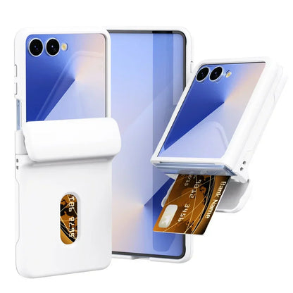 Card Slot Case with Hinge Shield for Galaxy Z Flip 7
