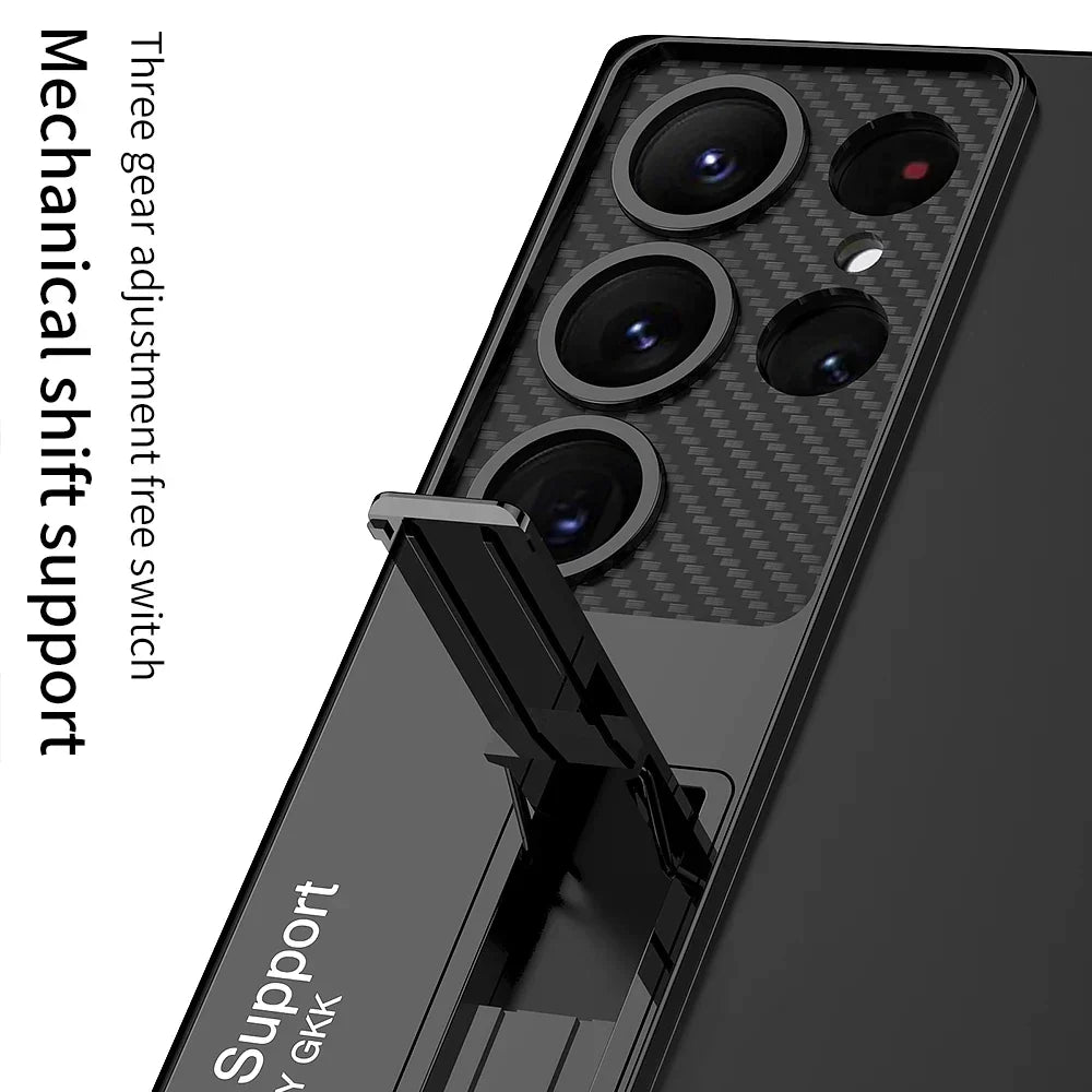 Ultra Thin Transparent S24 Case with Bracket - Odin case