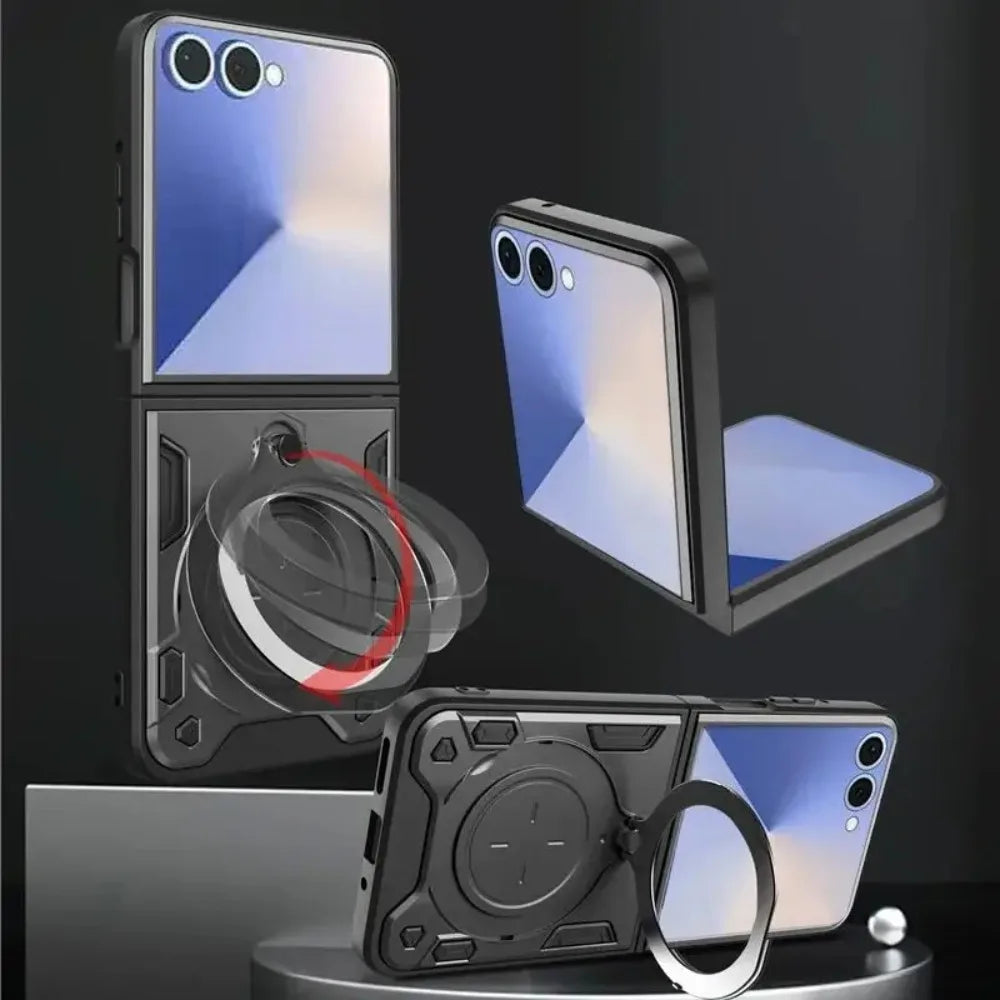 Rugged MagSafe Kickstand Case for Galaxy Z Flip 5/6/7