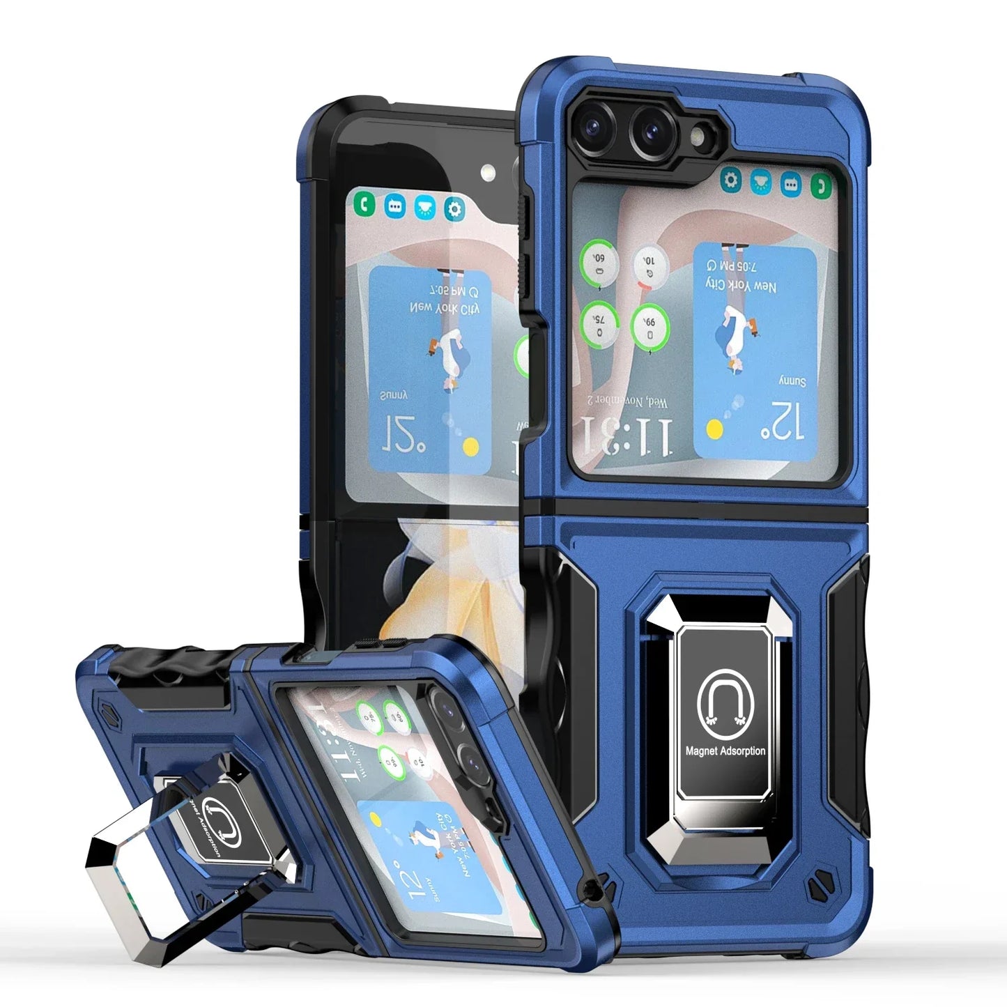 Military-Grade Armor Case for Galaxy Z Flip 3-6