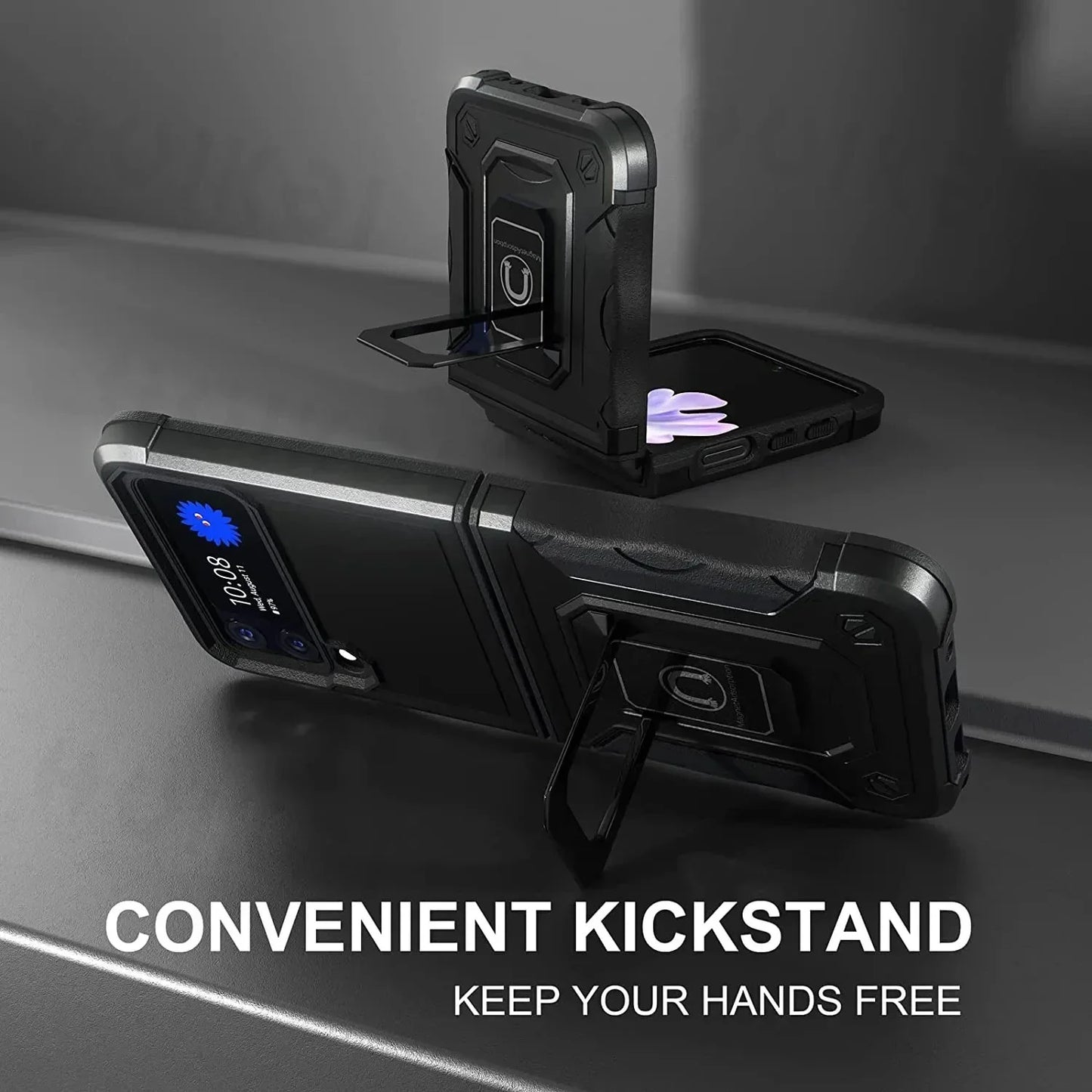 Military-Grade Armor Case for Galaxy Z Flip 3-6