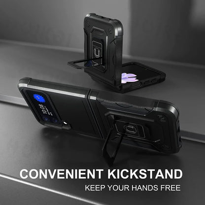 Military-Grade Armor Case for Galaxy Z Flip 3-6