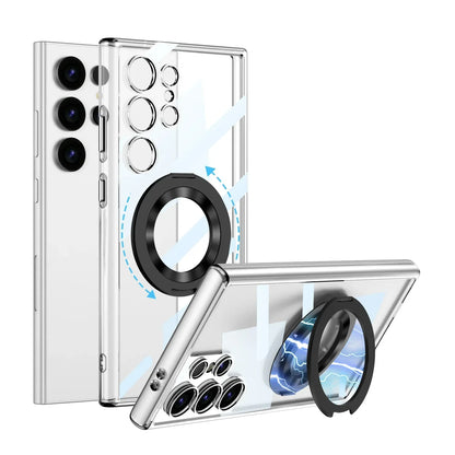 Samsung Galaxy S24 Case Magnetic Wireless Charging with Rotating Bracket - Odin case