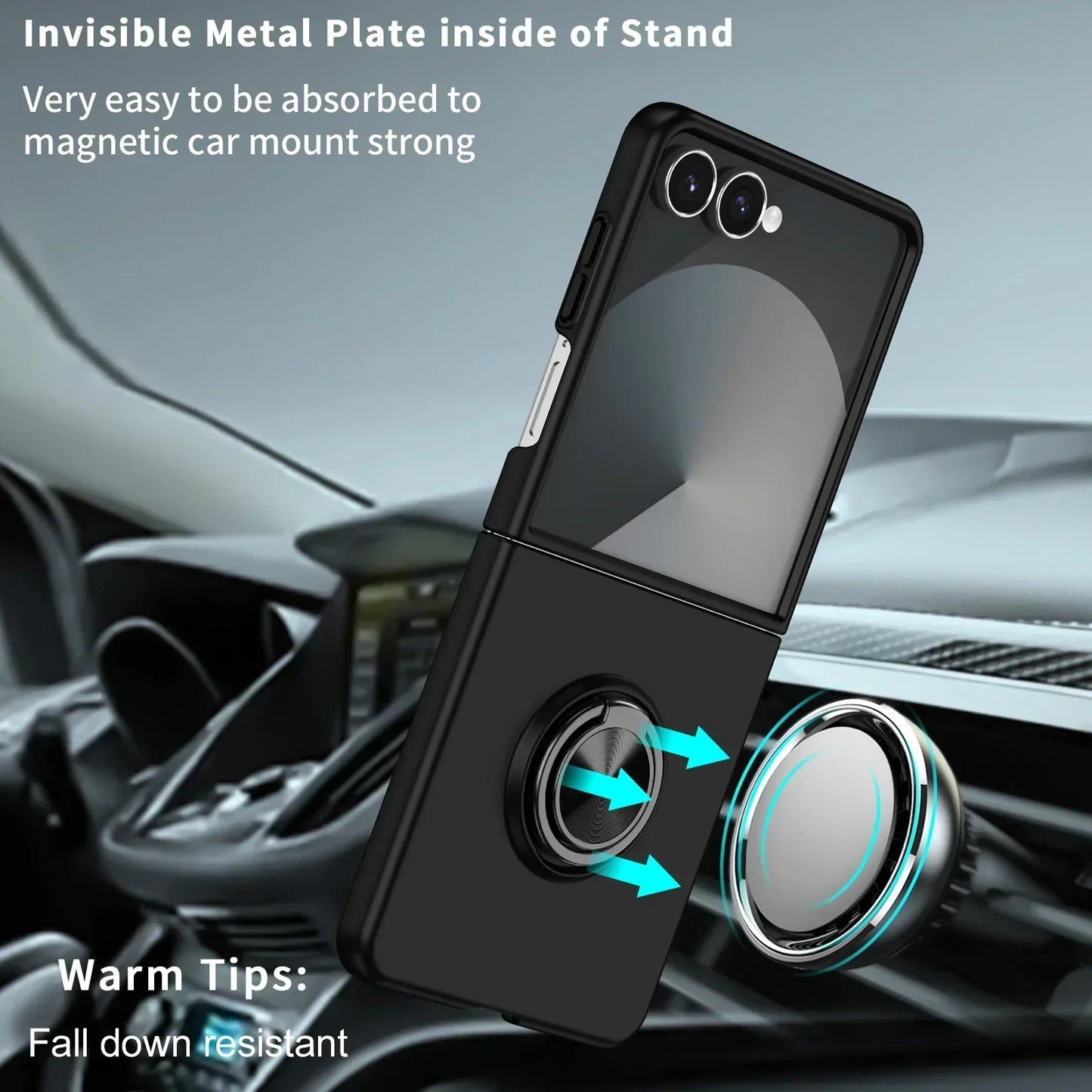 Rugged Ring Stand Case for Galaxy Z Flip Series