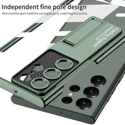 Ultra Thin Transparent S24 Case with Bracket - Odin case