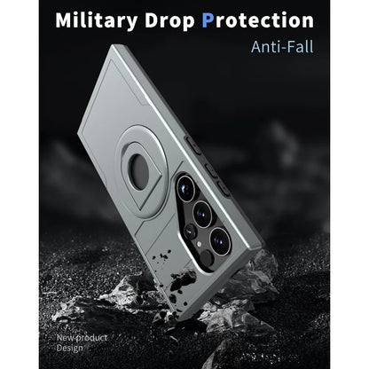 Shockproof Magnetic S24 Ultra Case with Kickstand - Odin case