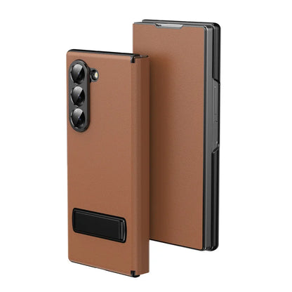 Luxury Leather Magnetic Kickstand Case