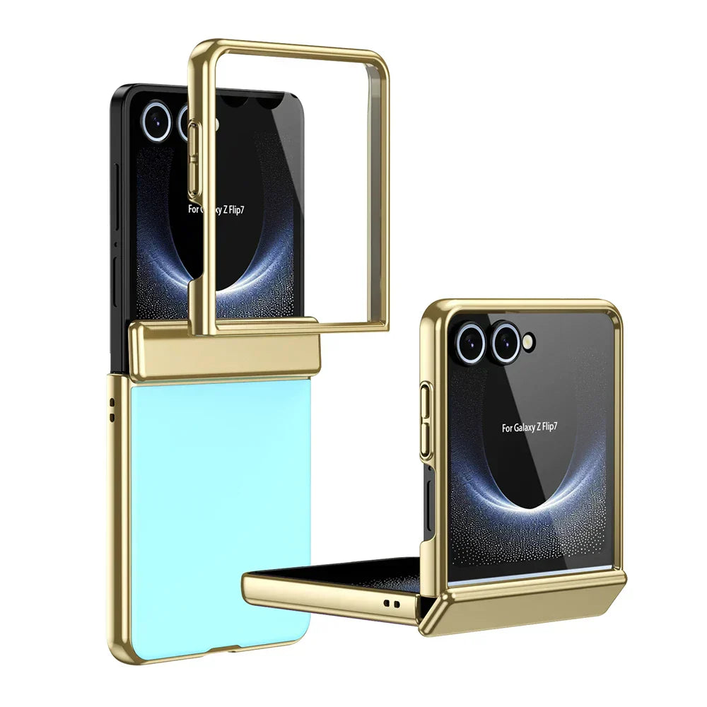 Metal Case with Full Hinge Protection for Galaxy Z Flip Series