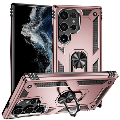 Shockproof S24 Ultra Case with with Metal Ring Bracket - Odin case