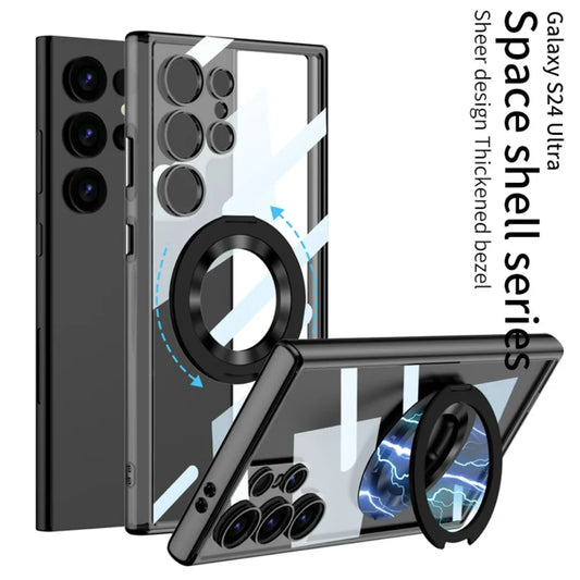 Samsung Galaxy S24 Case Magnetic Wireless Charging with Rotating Bracket - Odin case
