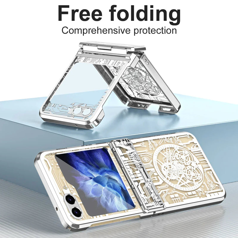 Transparent Shockproof Case For Samsung Z Flip Series