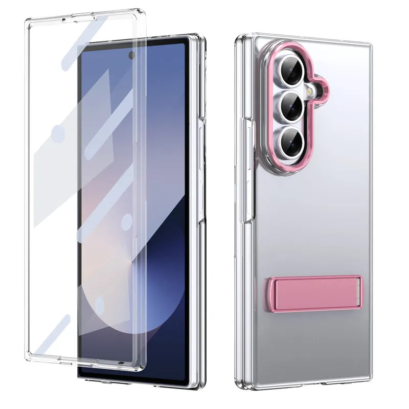 Transparent Kickstand Case for Galaxy Z Fold 7