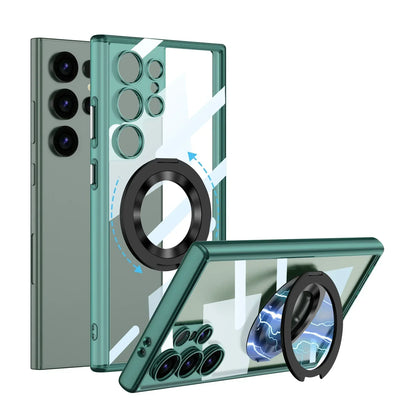 Samsung Galaxy S24 Case Magnetic Wireless Charging with Rotating Bracket - Odin case