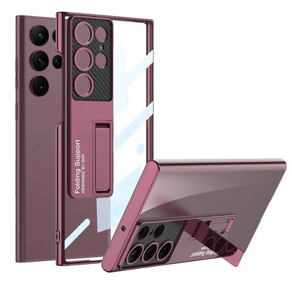 Ultra Thin Transparent S24 Case with Bracket - Odin case