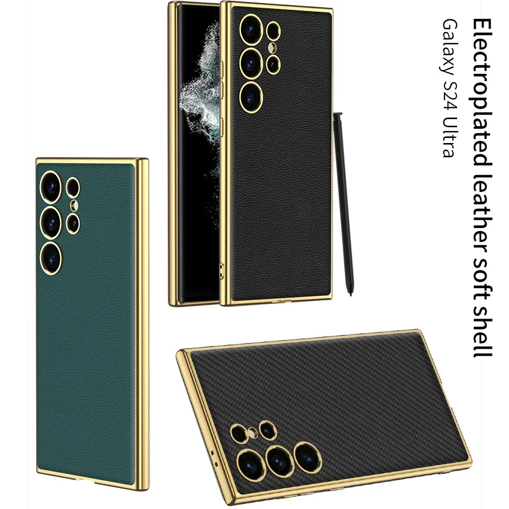 S24 Case Luxury Leather Shockproof - Odin case