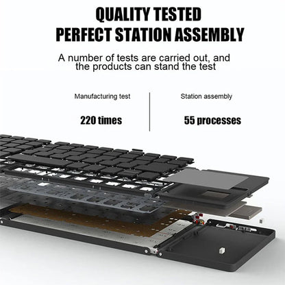 Portable Folding Wireless Keyboard For Z Fold Series - Odin case