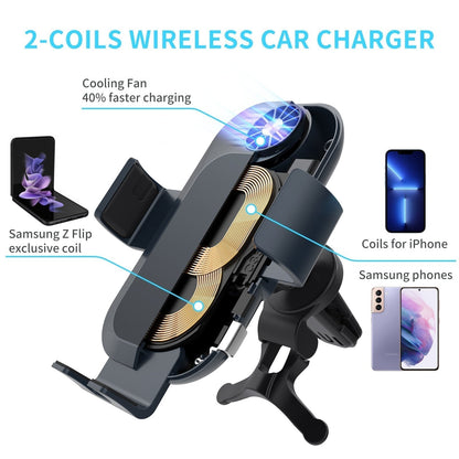 AUTO CLAMPING CAR WIRELESS CHARGER FOR PIXEL SERIES - Odin case