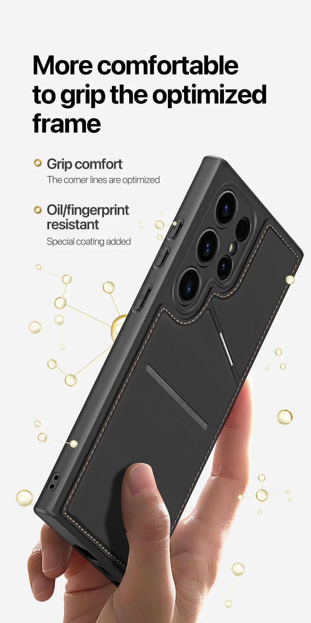 Magnetic 3-in-1 Wallet Case for Samsung S24 Series