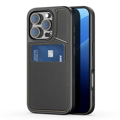 3-in-1 MagSafe Case for iPhone 13-16 Pro Max with Wallet & Stand