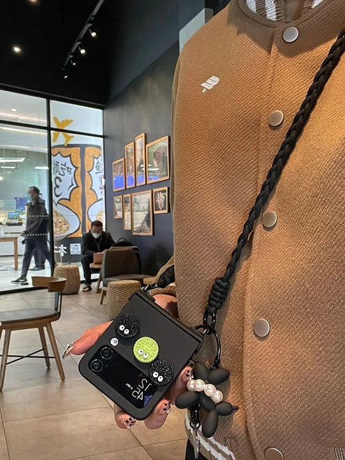 Luxury Case with Cross Strap for Samsung Galaxy Z Flip 5 - Odin case