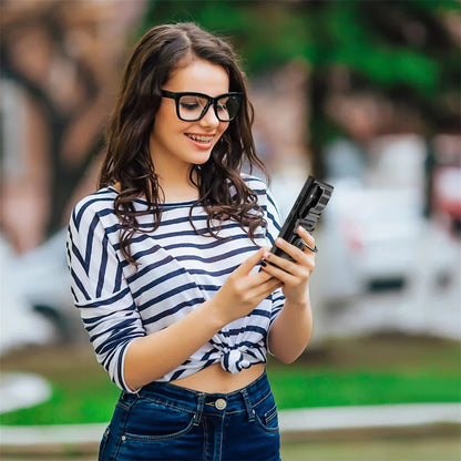 Magnetic Rotated Ring Kickstand Wallet Case for Samsung Galaxy S